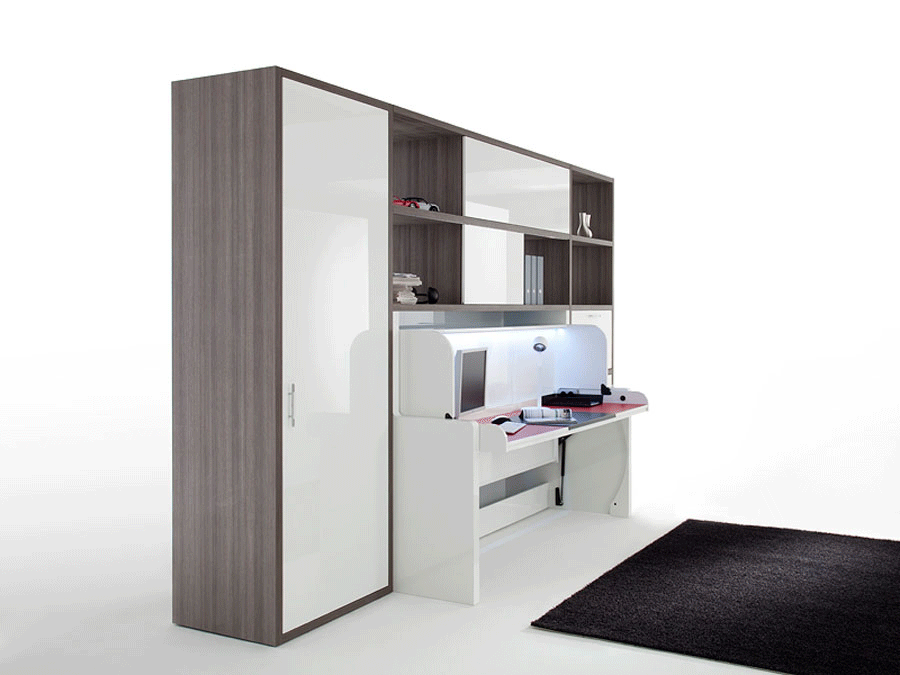 Tischlein klapp dich Bett mit schrank